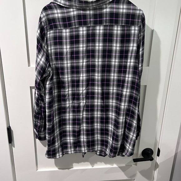 Lauren, Ralph Lauren Plaid Flannel Shirt Ladies Size 1X - Picture 2 of 4